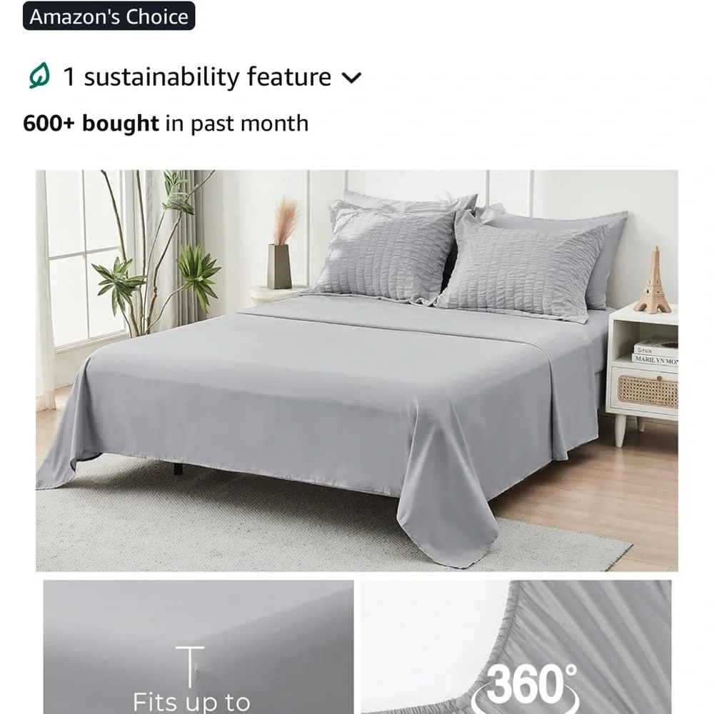 Light Gray Comforter Set